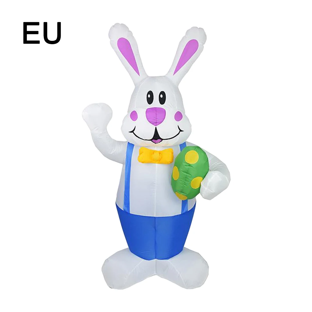 Inflatable Easter Bunny Luminous Toy Outdoor Holiday Yard Decorations