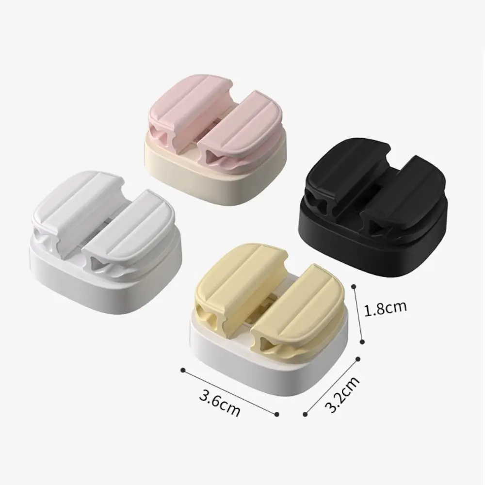 1/3pcs multifunktion aler selbst klebender Kabel organisator 3 Steckplätze Desktop-Kabel halter Organizer ordentliches Management Ladekabel clips