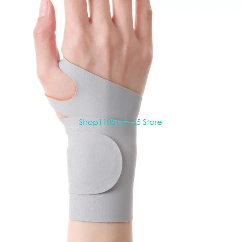 K0EF Adjustable Wrist Support Band with Open-Finger Thumb for Strength Training, Tennis, Badminton, and Sports Injury Prevention
