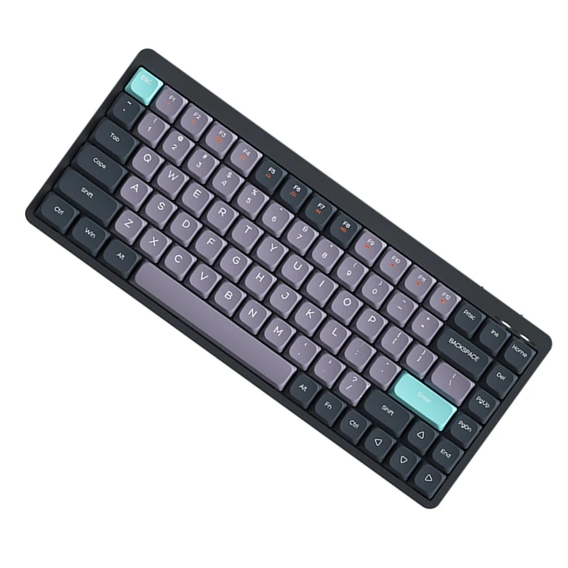 Bàn phím cơ BT5.0/2.4G/USB nhỏ gọn 3 chế độ 84 phím, Bàn chân từ tính Bàn phím tương thích đa thiết bị