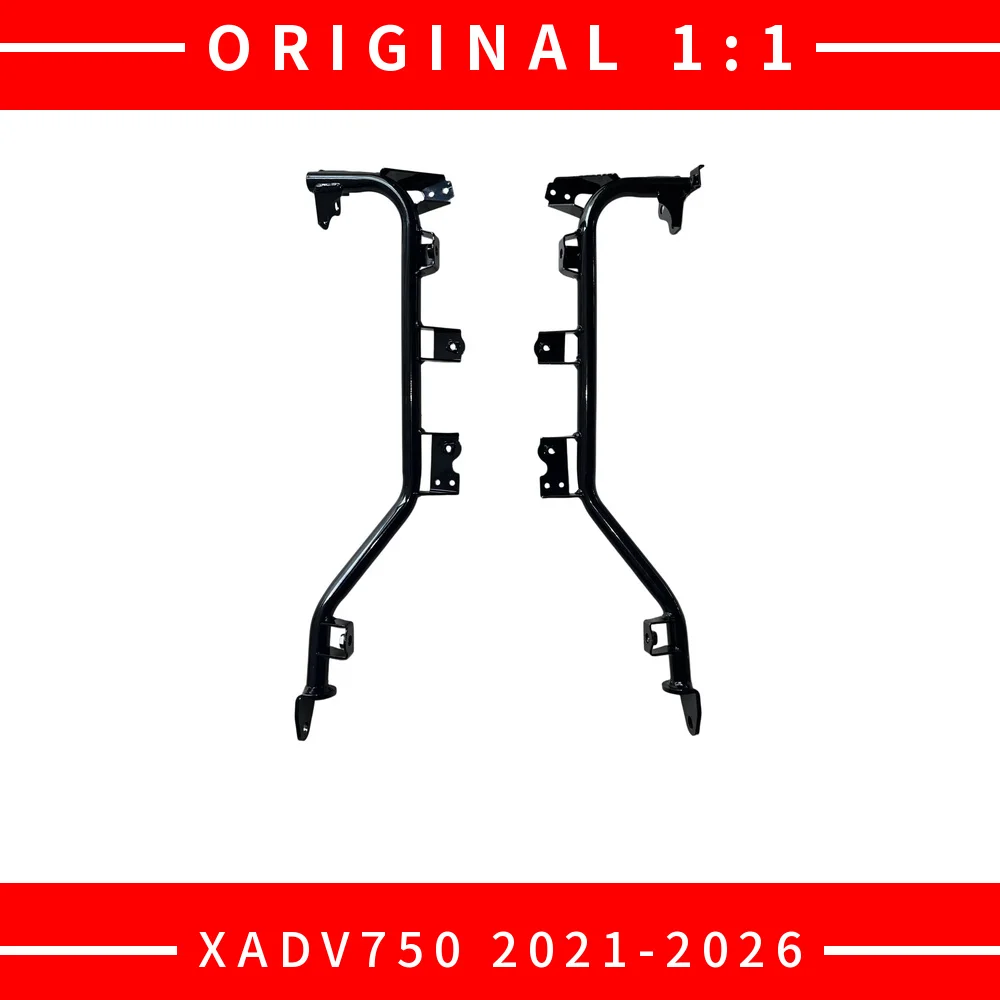 For X‑ADV750 XADV750 2021‑2026 Direct Replacement  Black Motorcycle Side Crash Bar Frame