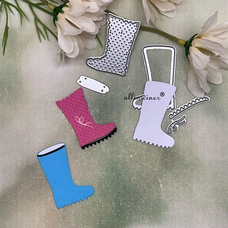 

New Rain shoes decoration Metal Cutting Dies for DIY Scrapbooking Album Paper Cards Decorative Crafts Embossing Die Cuts