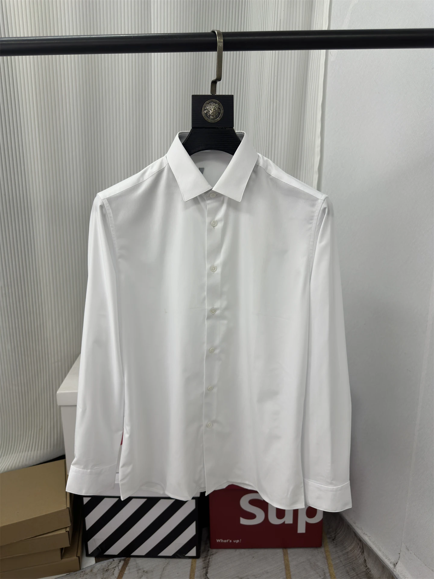 

Мужская рубашка Slim Fit с длинным рукавом, деловая, повседневная, дышащая, тонкая, весенне-летняя, в корейском стиле, однотонная, формальная, модная