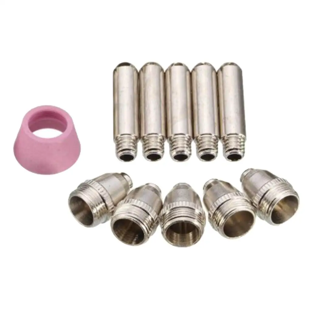 

11x Plasma Cutting Torch Nozzles SG-55 -60 WSD-60 Consumable Accessories Kit Cups