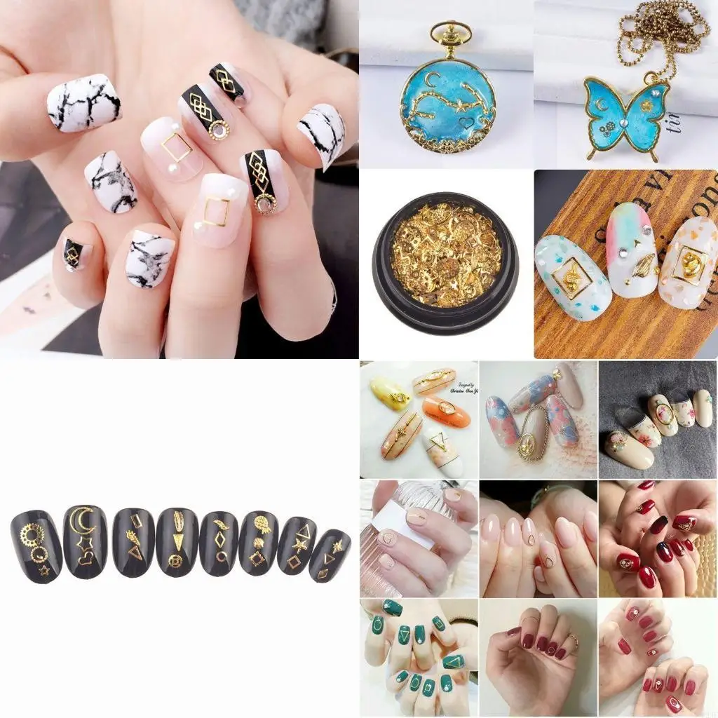   Moon Star Pendant Connector Joiners Links Large Resin Fillers for DIY Jewelry