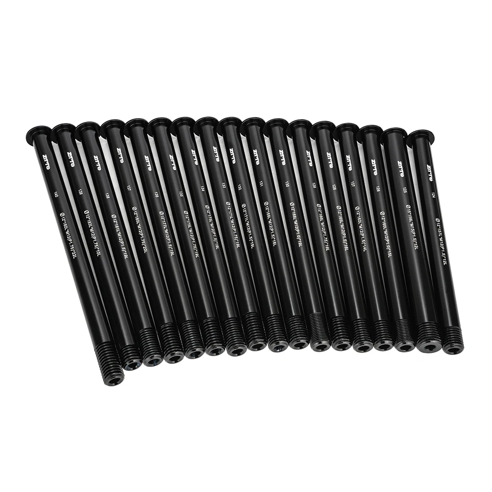 AliExpress ZTTO MTB Road Bike M12xP1.0/1.5/1.75 Thru Axle Front Fork Shaft Skewers Rear Hub 12x100/110/142/148mm Thru Axle Bike Barrel Axle