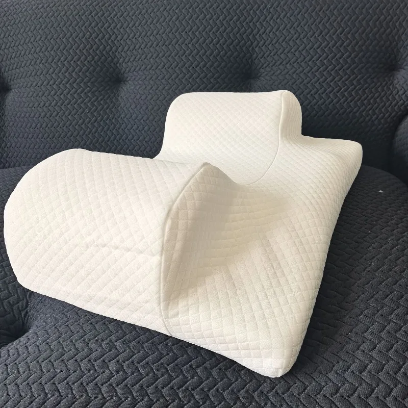 Memory Foam Anti Side Sleep Pillow Posture Correction Fixed Pillow Postoperative Anti Rollover Cervical Support Supine Pillow