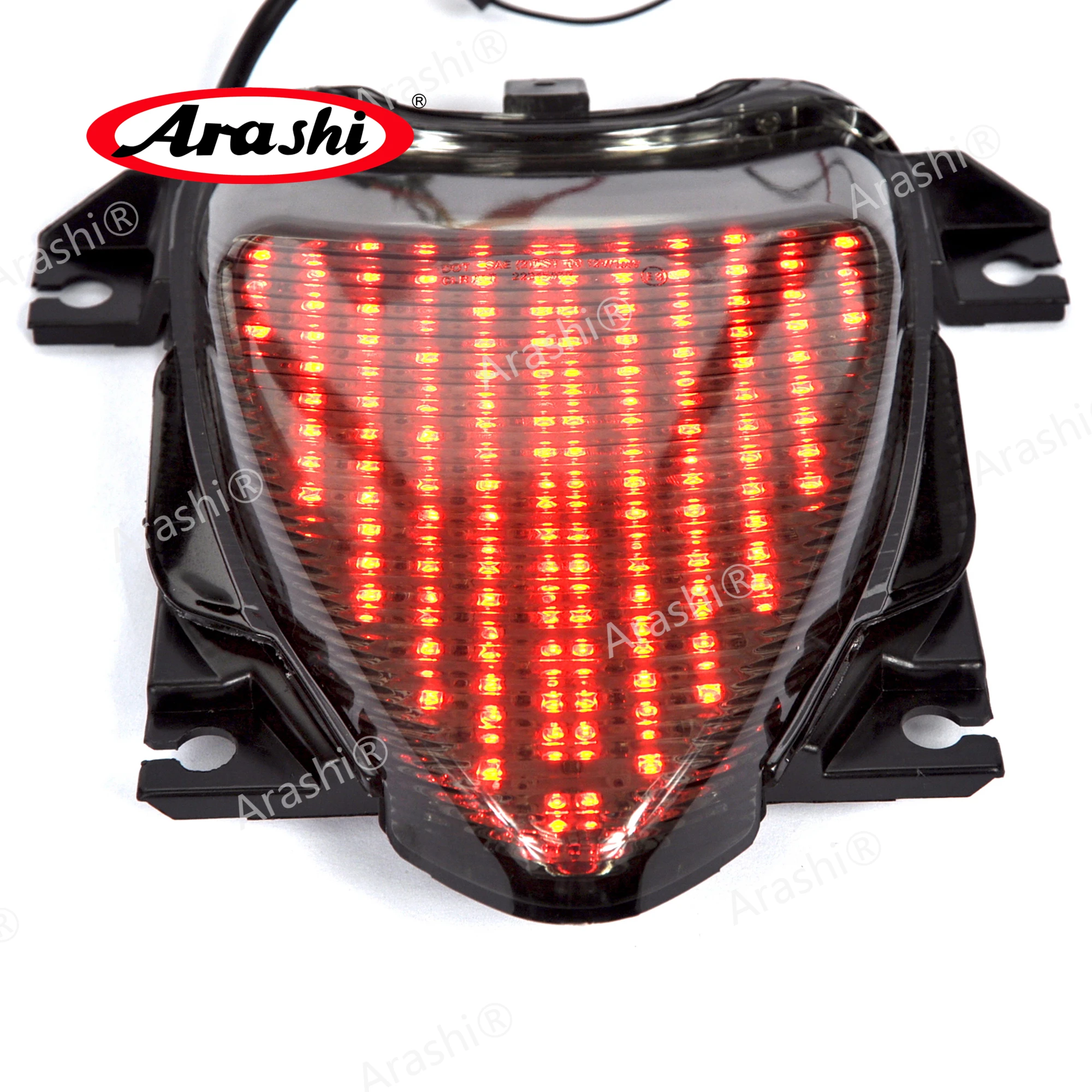 Motocykl tylne światło LED włączony kierunkowskaz światło hamowania dla SUZUKI Boulevard M109 M109R / Intruder 1800 / VZR1800 VZR 1800 dym