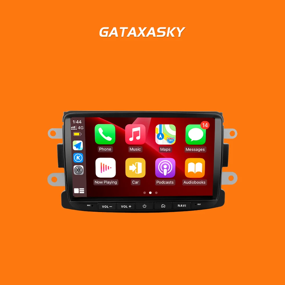 GATAXASKY Android 10 Car Radio Navigation for Renault Dacia LOGAN Sandero Duster Lodgy Lada Xray Captur Dokker Multimedia Player