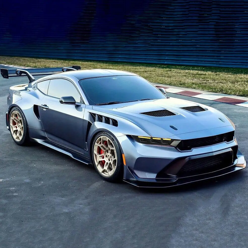 1 زوج LED المصابيح الأمامية الجمعية لفورد موستانج 2015 2016 2017 رئيس مصابيح الجمعية LH + RH بدوره إشارة الجبهة رئيس مصابيح #6