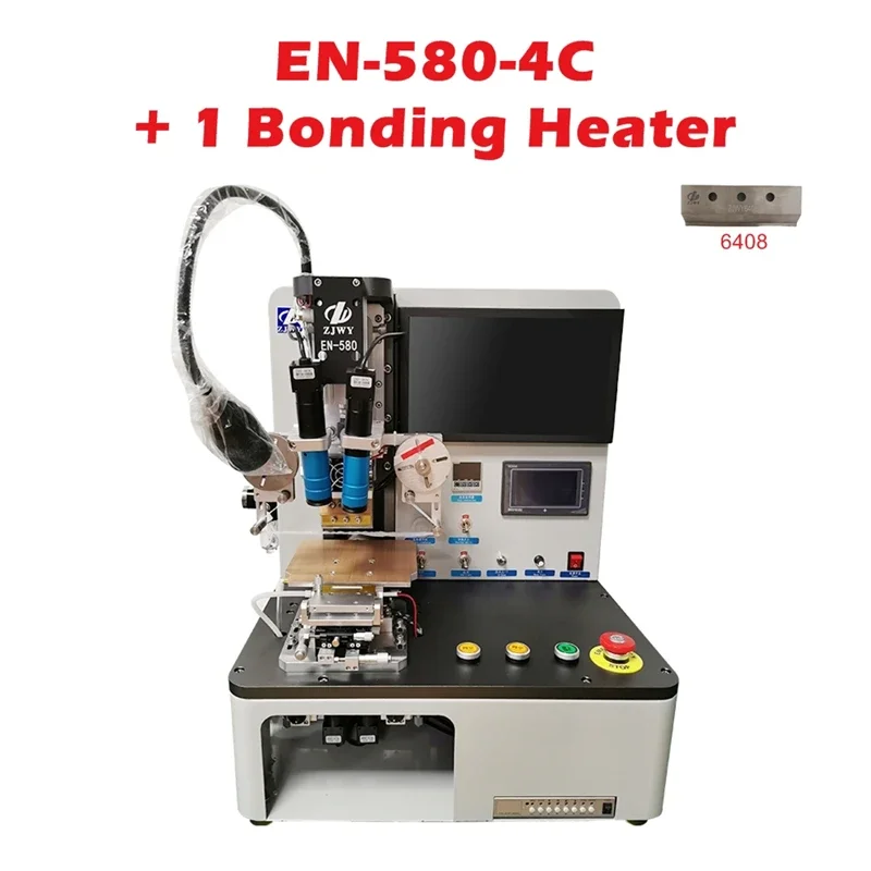 Desktop Type Constant Heating Mobile Phone TAB COG COF COP ACF LCD Repair Green Flex Cable Bonding Machine for EN-580-2C 4C Two