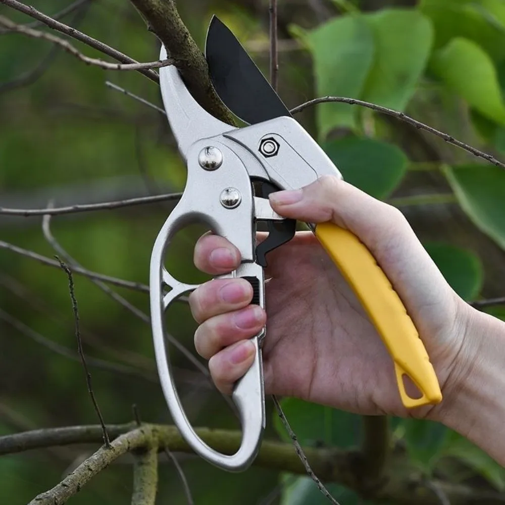 New SK5 Alloy Steel Pruning Shears Ergonomic Design Anti-slip Handle Garden Clippers Quick Cuts Garden Tools Garden Use