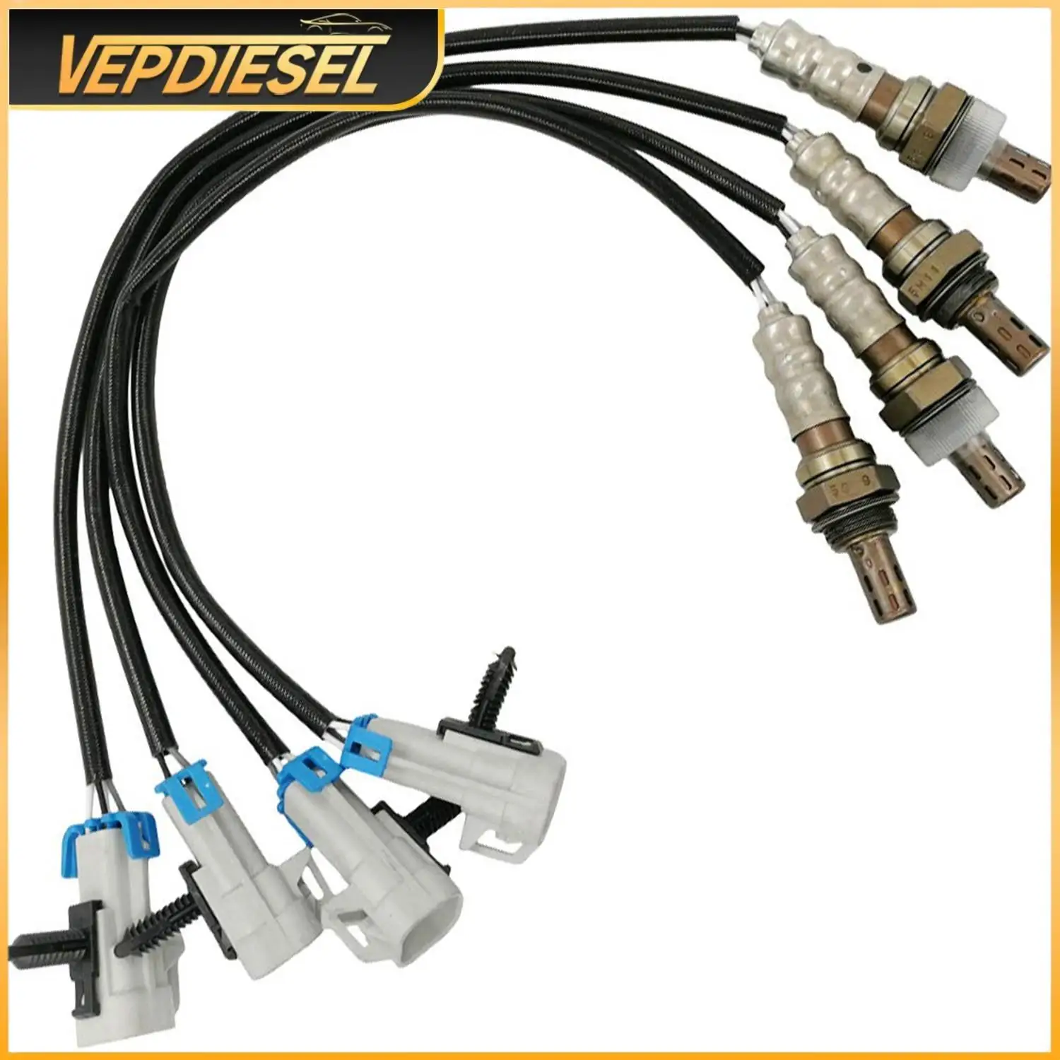

234-4256 234-4668 4Pcs Oxygen O2 Sensor Up Down for 08-13 Sierra 1500 V8 4.8L 5.3L Auto Sensors Exhaust Gas Car Part Accessories