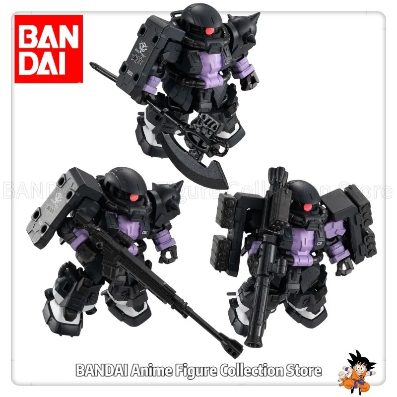 В наличии Оригинальная модель Bandai MOBILITY JOINT GUNDAM THE ORIGIN MS-06R-1A Zaku II High Mobility Type The Black Tri‑Stars Movable