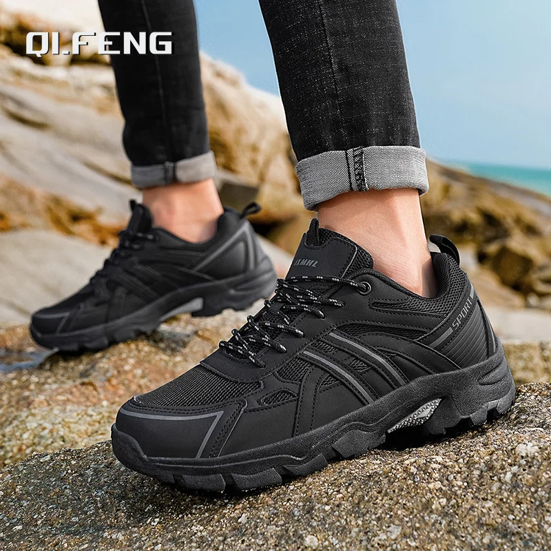 Chaussures d'alpinisme en maille respirante pour hommes, chaussures de fitness décontractées, anti-ald, voyage, extérieur, couple, mode, nouveau, 36-46, 2025