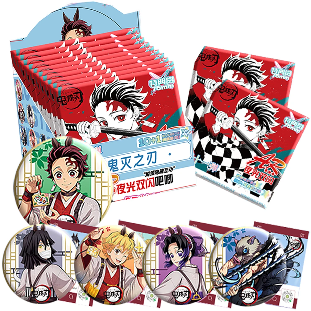 

Demon Slayer Limited Character Transparent Card Kamado Nezuko Exquisite Craftsmanship Round Badge Clothing Backpack Decoration