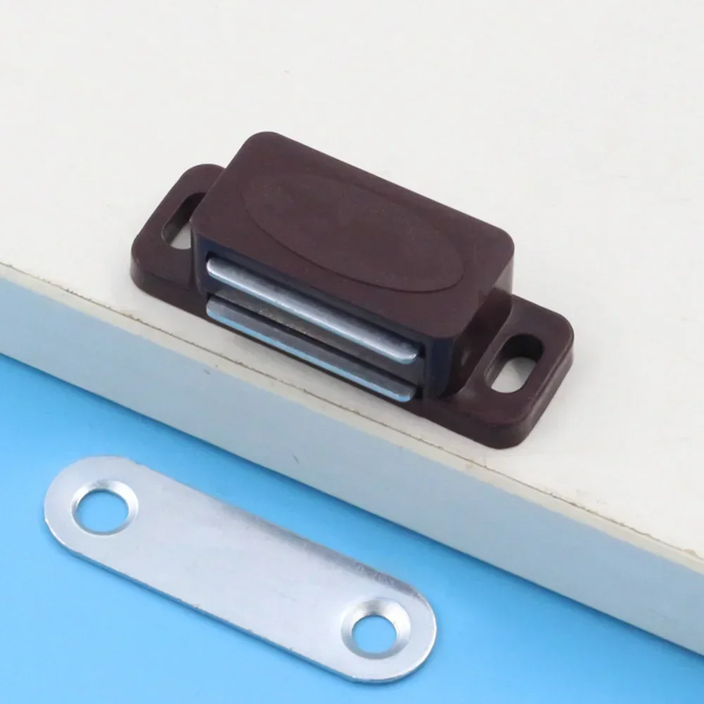 Magnetic Cabinet Catch Door Latch For Cupboard Wardrobe Drawer Auto Close Tightly Household Hardware Insect Prevention Plastic