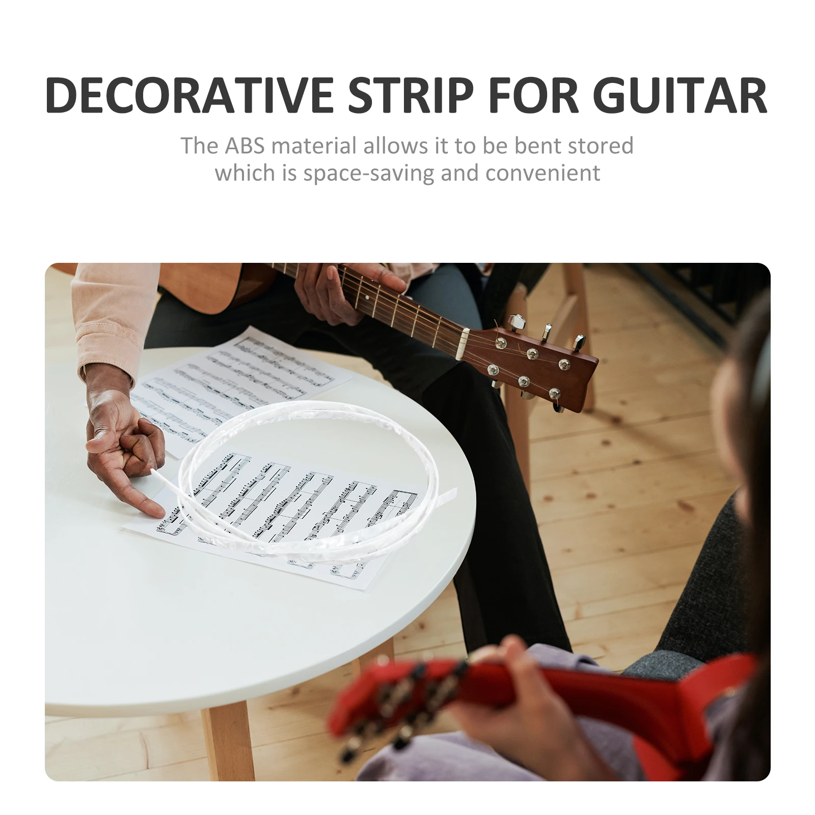 

Guitar Trim Inlay Purfling Strips Decorative Accessory Plastic Fashion