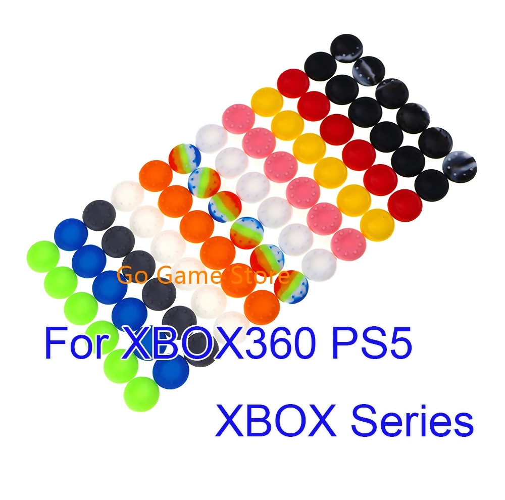 

For PS5/PS4/PS3/PS2/XBOX360/XBOX Series/Switch Pro Thumb Stick Grips Silicone Joystick Cap Cover Controller Cap