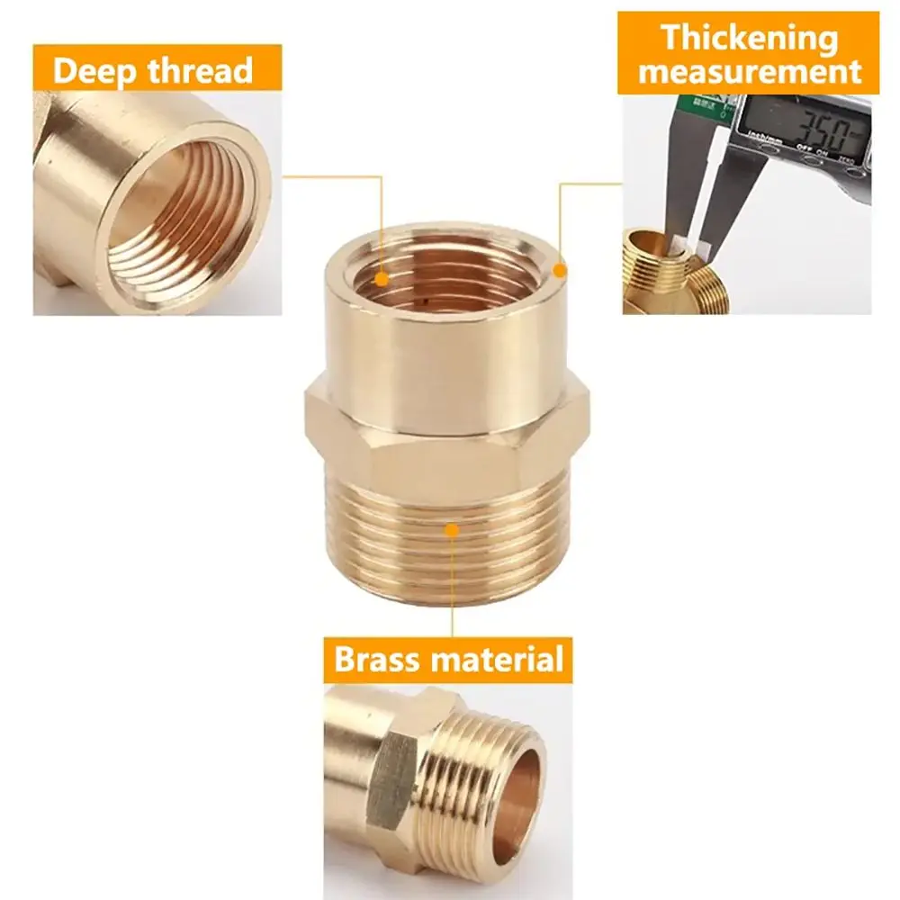 1-шт-переходник-фитинг-муфта-разъем-«мама-папа»-резьбовые-шестигранные-втулки-латунь-1-8-1-4-3-8-1-2-3-4