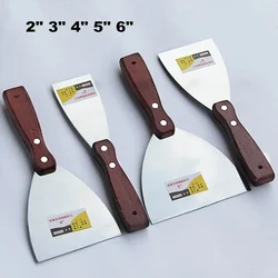 Putty Knife Scraper with Wood Handle Shovel Scraper Blade Construction Tool Wall Decorative Trowel Hand Tool