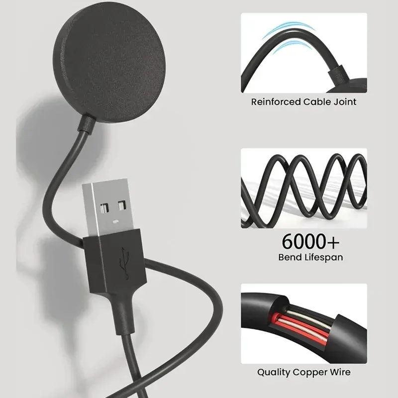 

New Magnetic Charger for Samsung Galaxy Watch7 Ultra FE 6 5 Pro Fast Charging USB C For Samsung Watch 4 3 2 1 Universal Charging