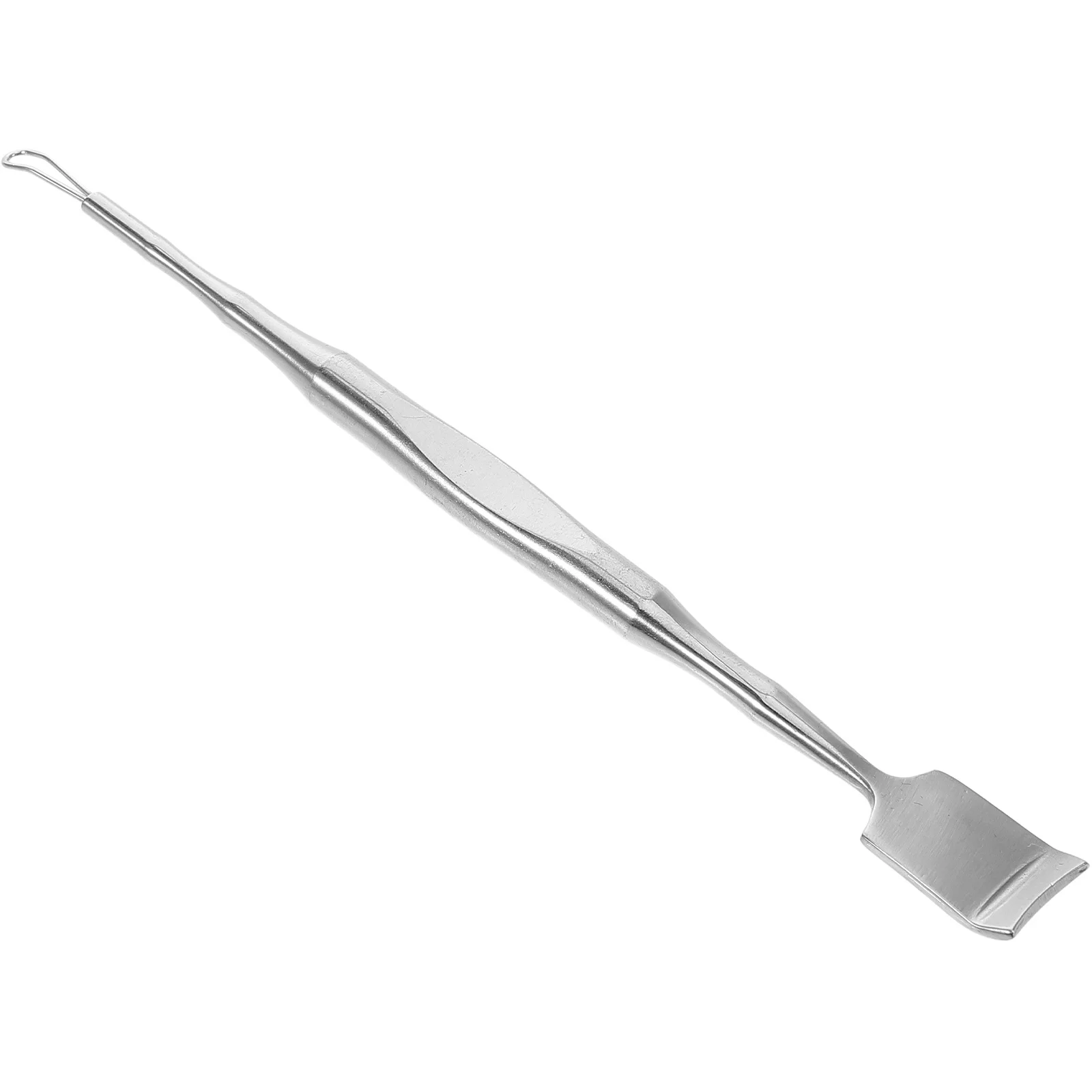 Dual-Ended Rvs Mee-eter Schraper Facial Puistje Cleaner Spade Metalen Puistje Schoonmaken Tool Mee-eter Extractor Tool