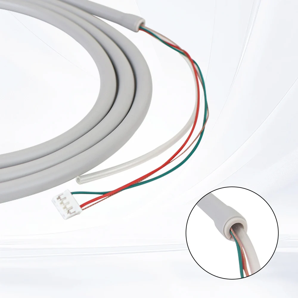 Dental Ultrasonic Scaler Cable Tube HW‑3H Without LED Silicone Hose Fit W*dpecker UDS Scaler Handpiece Replacement Spare Part