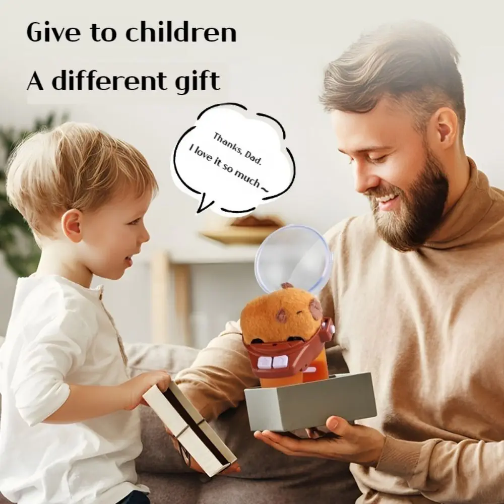 รถของเล่นเด็กแบบ 3 มิติ รูปการ์ตูน บังคับวิทยุ รูปทรงนาฬิกา น่ารัก รูปสัตว์เลี้ยง ชาร์จด้วย USB นาฬิกาคาปิบารา ของเล่นไฟฟ้า บังคับด้วยรีโมท