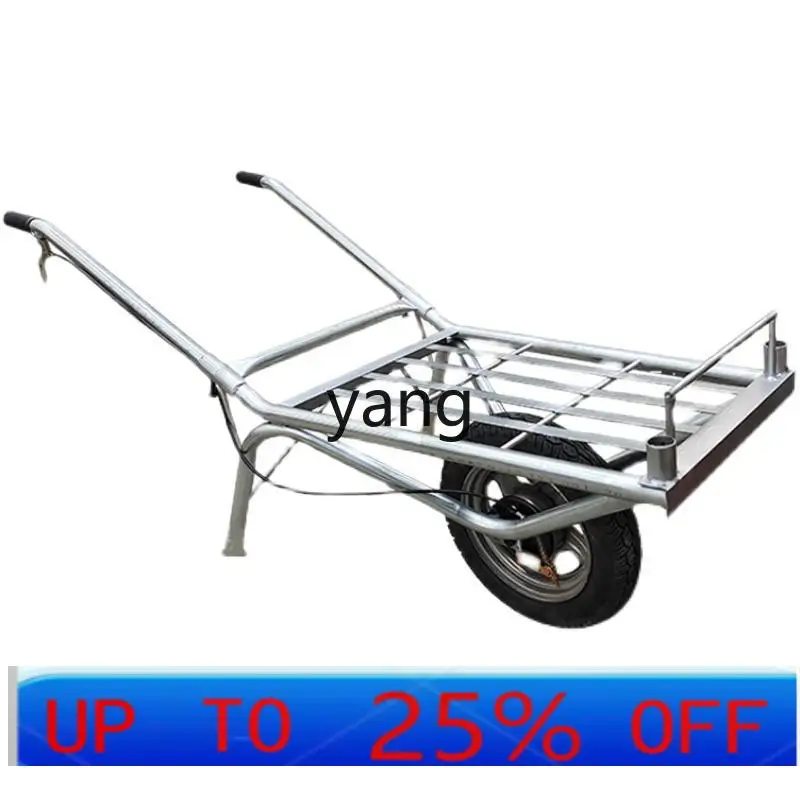 

LTT Сельскохозяйственная маленькая тележка с одним колесом, ручная тележка для перевозки, двухколесная, для скалолазания, твердая домашняя конструкция