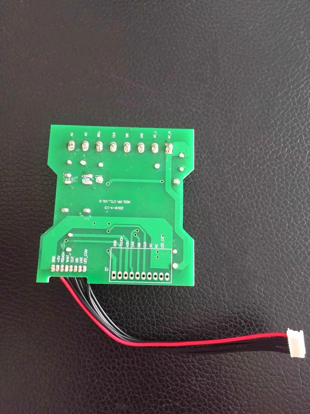 Hotel door number circuit board sign electronic board hotel number plate main board doorbell touch panel wireless door display 3