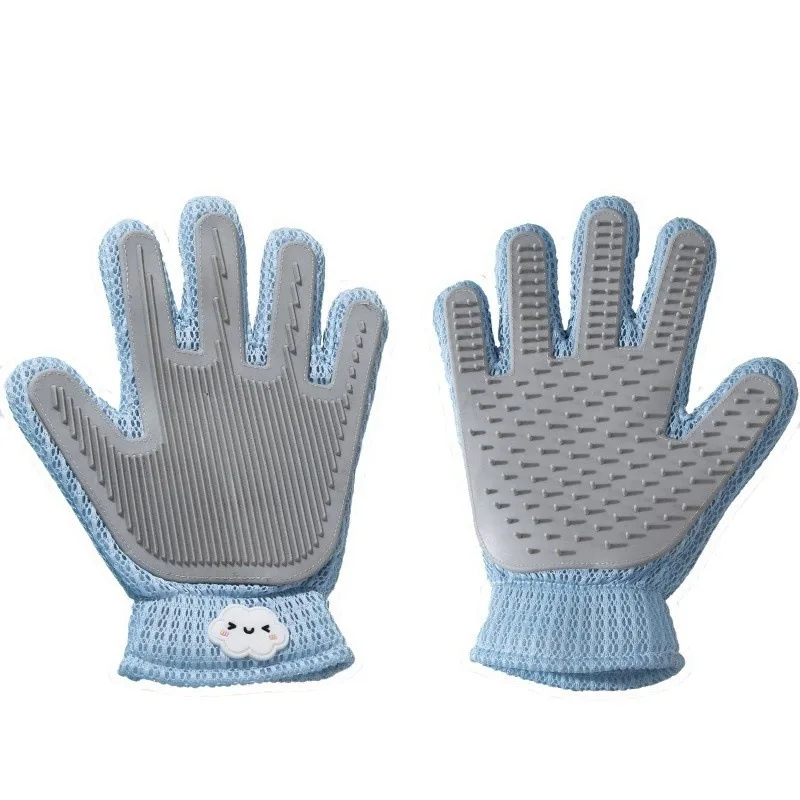 Pet Beauty Gloves Cat Hair Removal Brush Pet Shower Massage Comb Two-in-one Multifunctional Gloves Pet Supplies