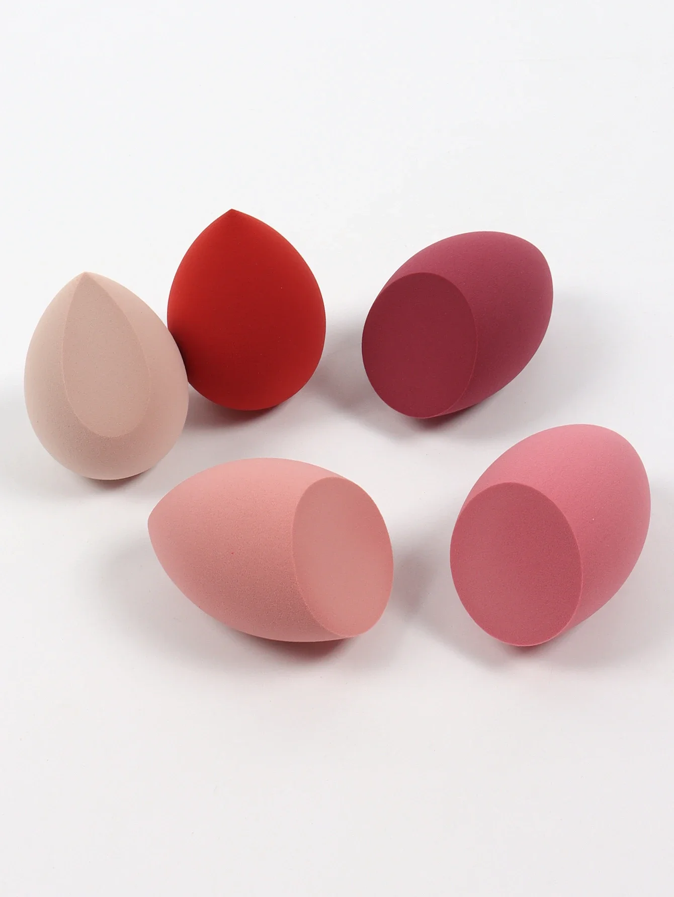5 sacs d'éponge de maquillage Beauty Eggs (Beauty Egg), éponge de beauté mixte pour fond de teint, liquide impeccable, crème et poudre, Mu