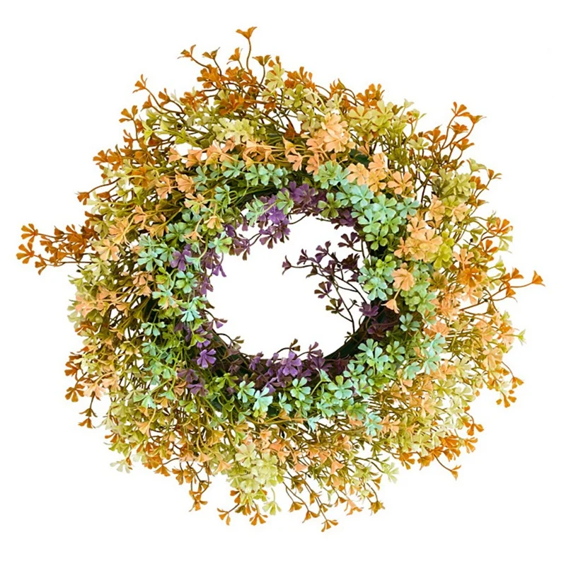 

Spring Wreath For Front Door For Indoor Window Wall Porch Home Office Farmhouse Decor