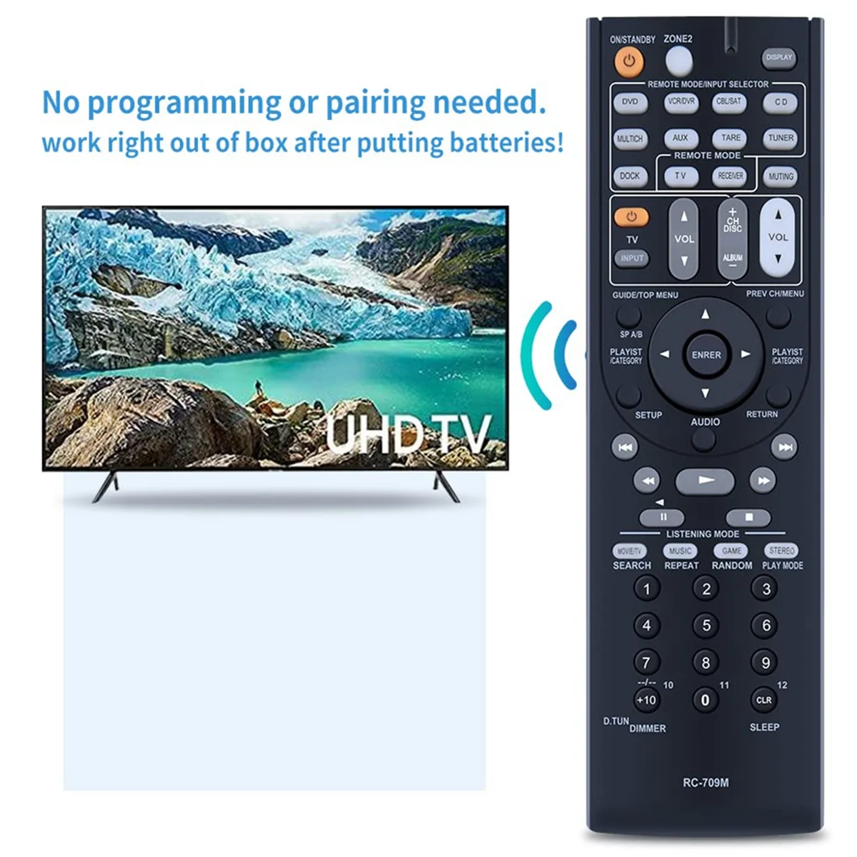 RC-709M التحكم عن بعد لاستقبال Onkyo AV RC-737M RC-765M TX-SR507 TX-SR606 TX-SR607 TS-XR606 TX-SR606S