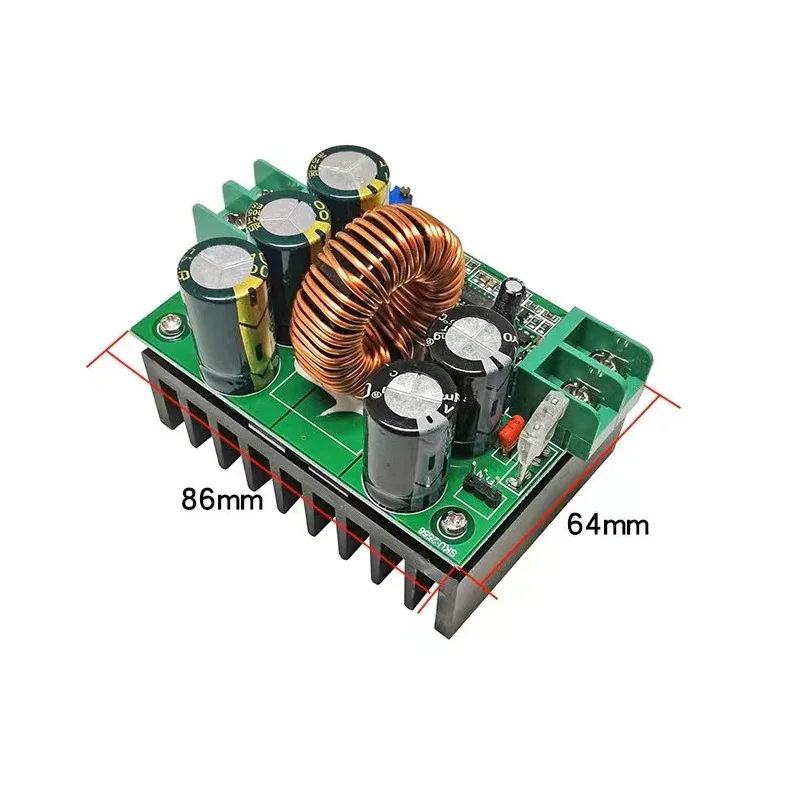 DC-DCBoost module1200WHigh Power20AConstant Voltage Constant Current Adjustable Electric Vehicle Solar Charging Power Supply