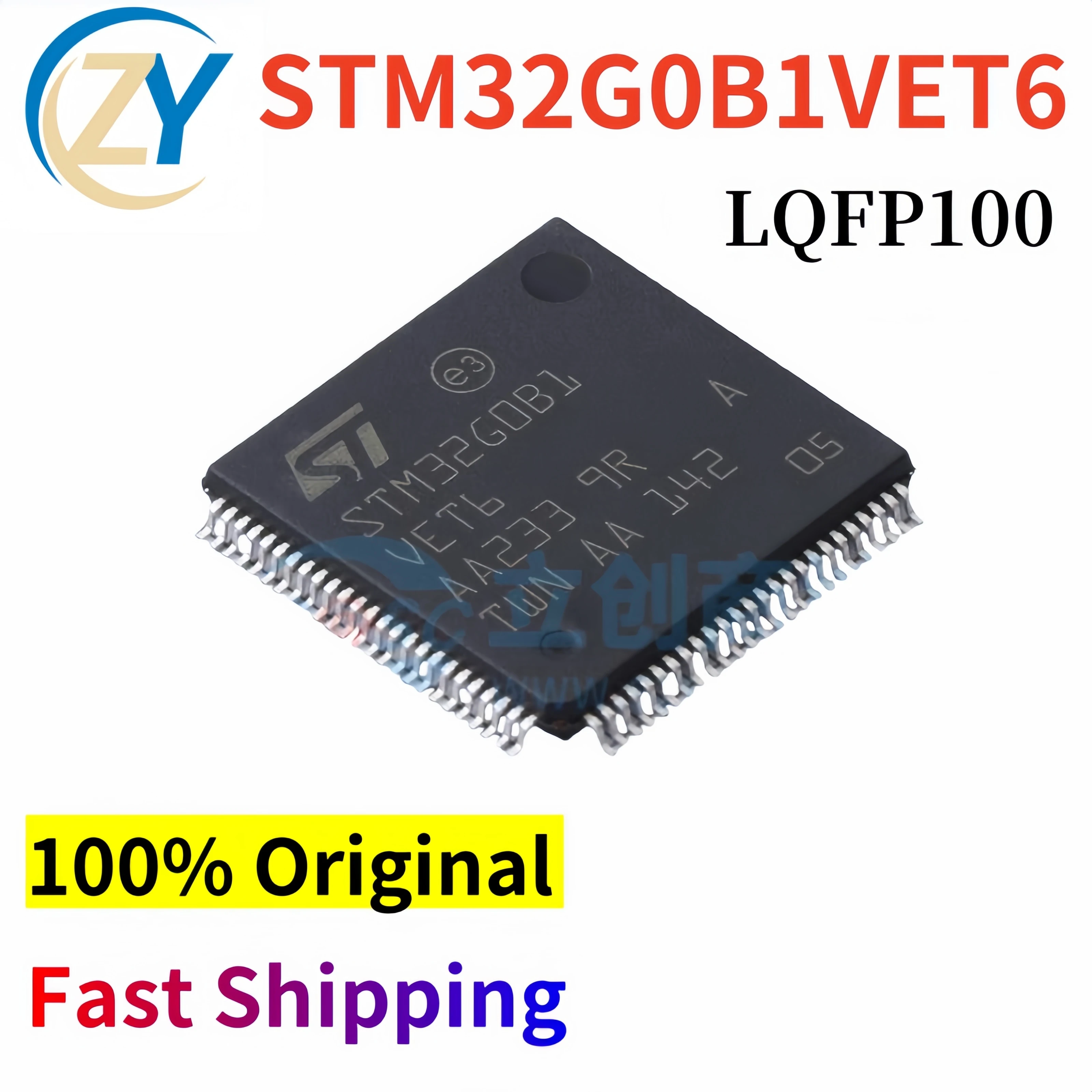 (2pcs) STM32G0B1VET6 Cortex-M0+ STM32G0B1 LQFP-100 32-Bit MCU 100% Original & In Stock