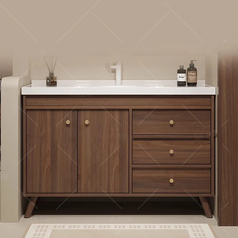 Divisori per camera da letto Armadietto da bagno Cassettiere WC Angolo Armadio per trucco Specchio Organizzatore Vanity Gabinete Mobili alla moda