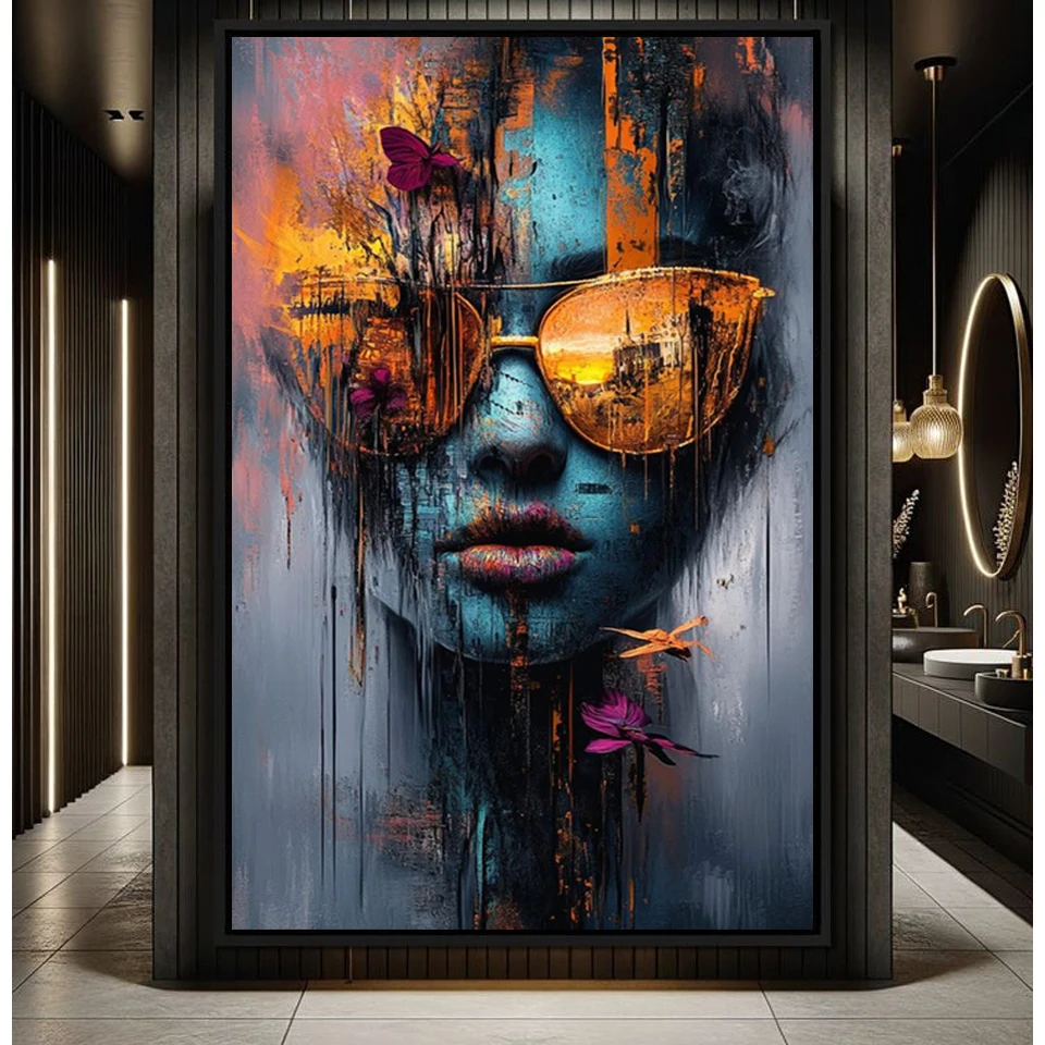 

5D Diamond Painting Abstract City Landscape Women Picture Full Diamond Mosaic Embroidery Cross Stitch Kits Art Home Decoration