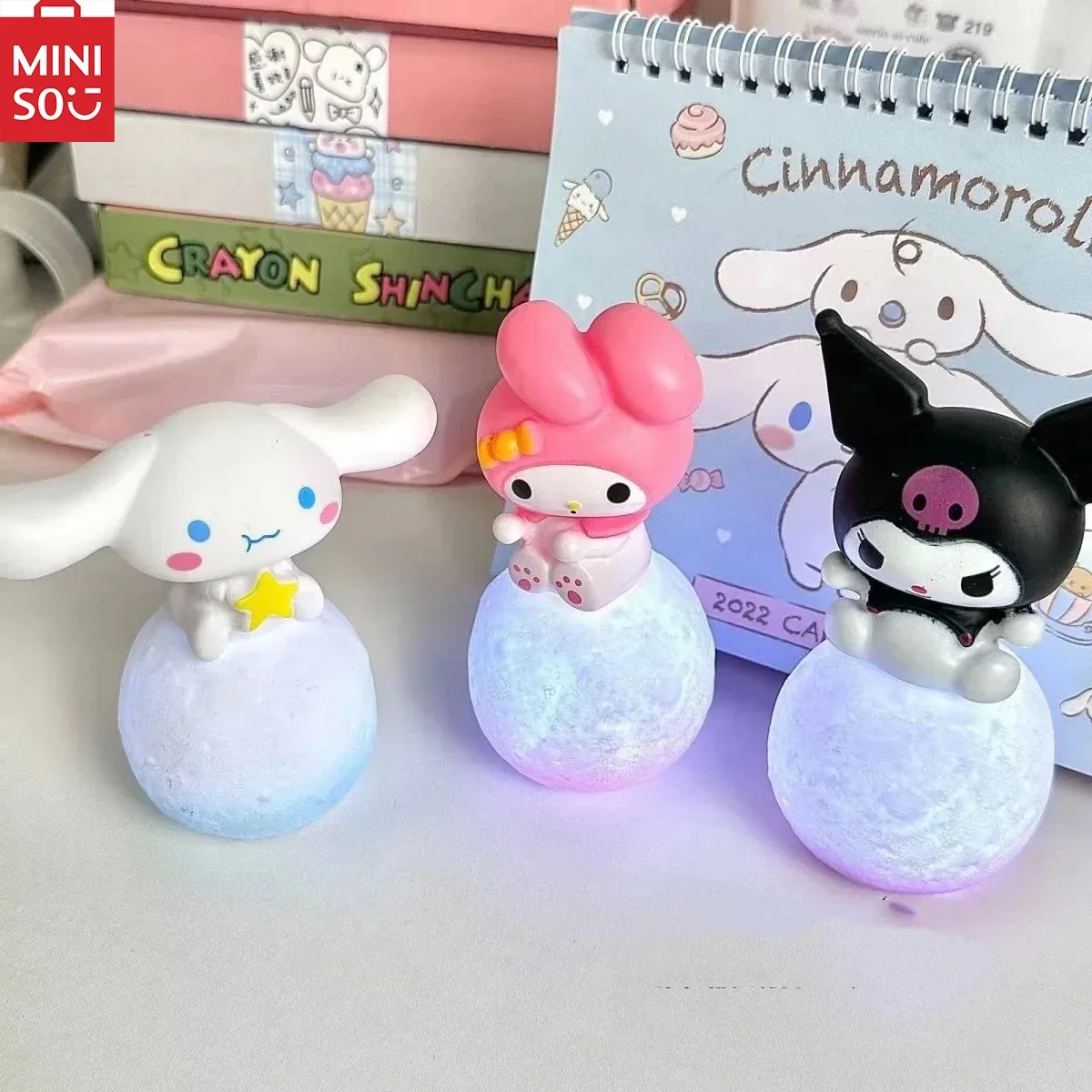 Sanrio Cartoon Night Light Hello Kitty Kuromi Cute Sleep Light Decorations Anime Toys Bedside Children's Holiday Birthday Gift