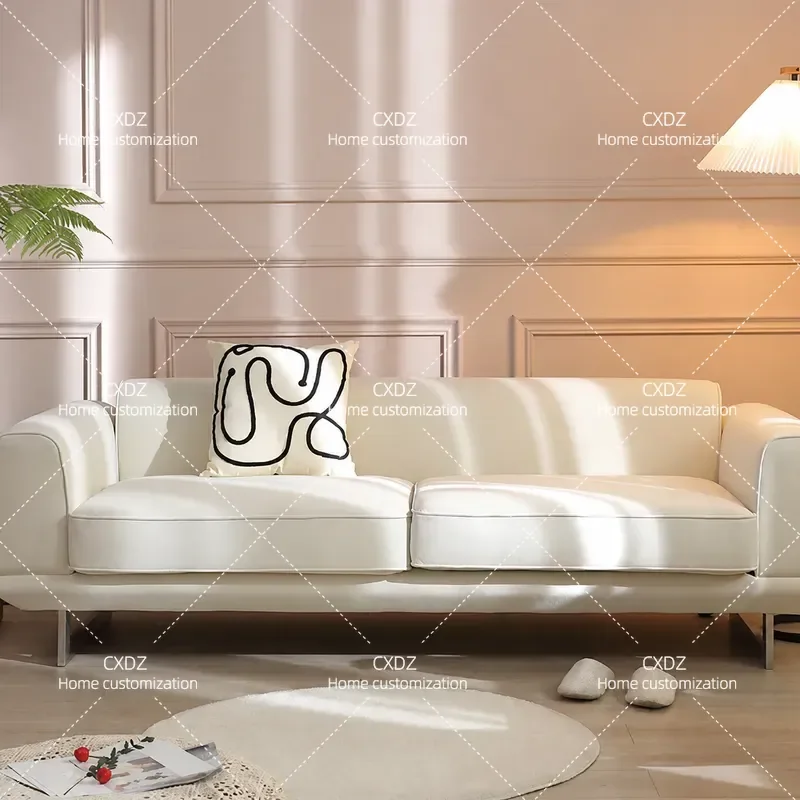 Nordic Modern Simple Light Luxury Japanese Retro Fabric Sofa Combination for Large and Small Apartments