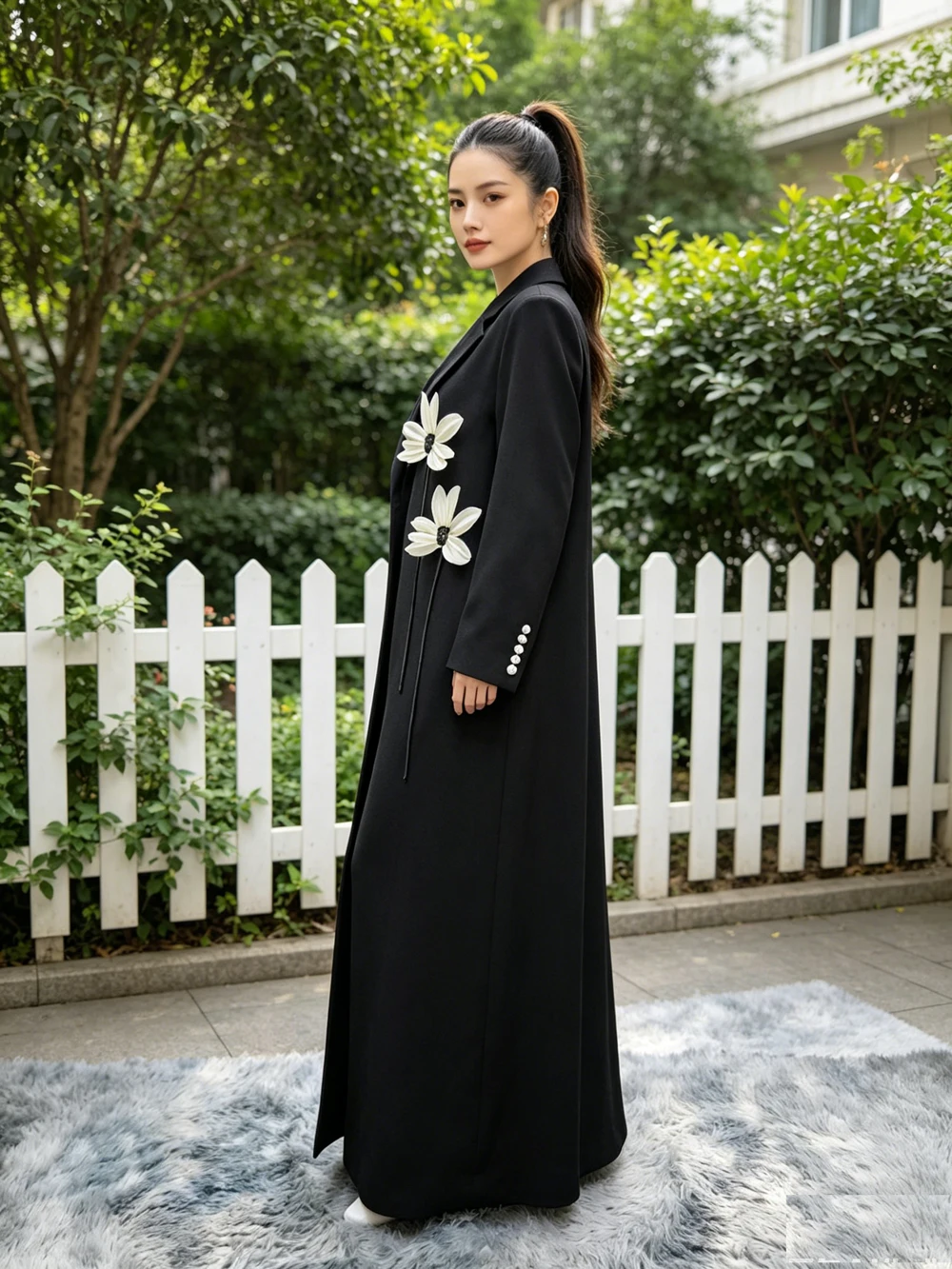 

Modest Muslim Women Flower Kimono Cardigan Dubai Open Abaya Turkey Kaftan Jalabiya Ethnic Casual Party Outerwear Robe