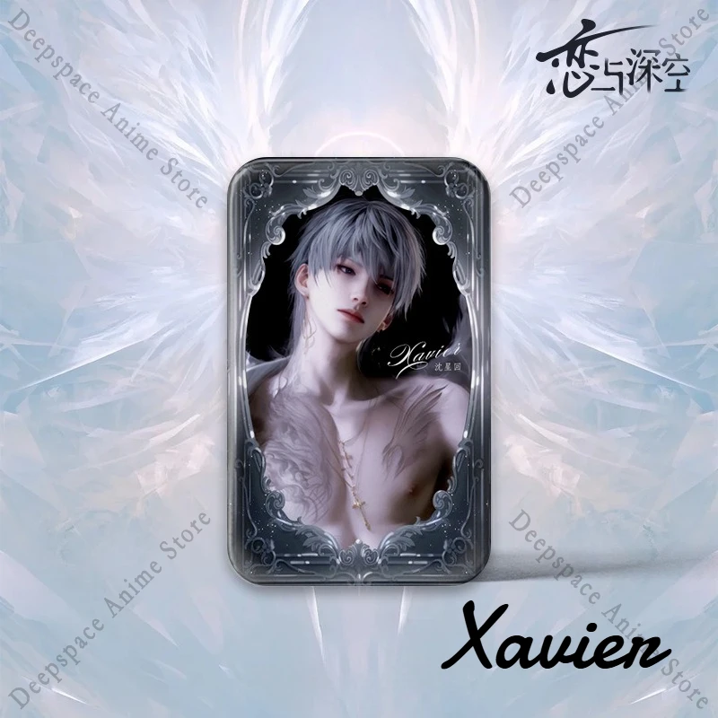 2025 الحب والمساحة العميقة سيلوس رافاييل زين كوسبلاي أنيمي 4*7 سنتيمتر مستطيل شارة شعار ريشة بروش ظهره الديكور