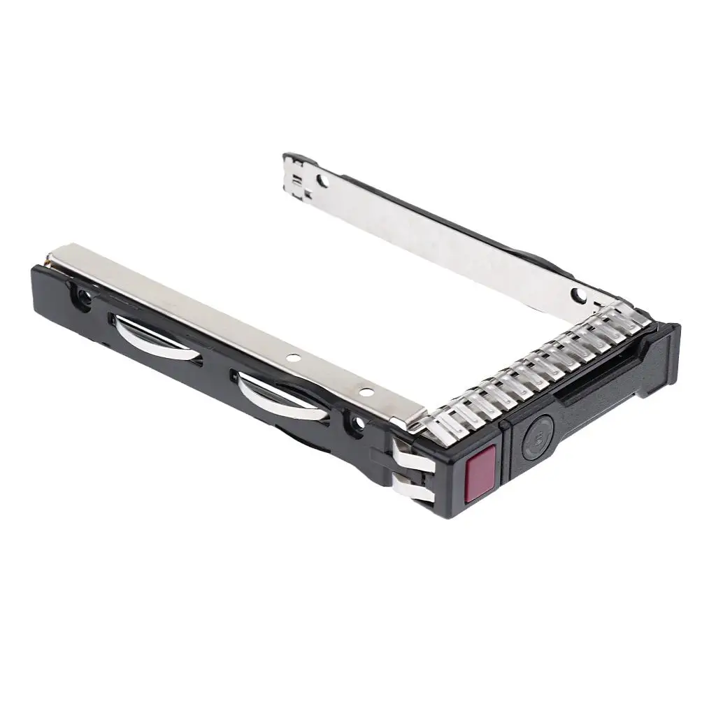 2.5 Inch Hard Drive Caddy Tray Cage Stainless Steel Hot Swap Frame with Screws for HP Proliant DL380E G8
