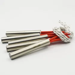 220V Electric Immersion Cartridge Heater Tubular Heater 14mm/16mm Tube Dia. 100/150/200mm Length Heating Element 5pcs