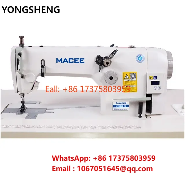 MC 3800-1D Direct Drive High Speed 3 Nee dle Chain Stitch Sewing Machine (can Choose to Add Puller)