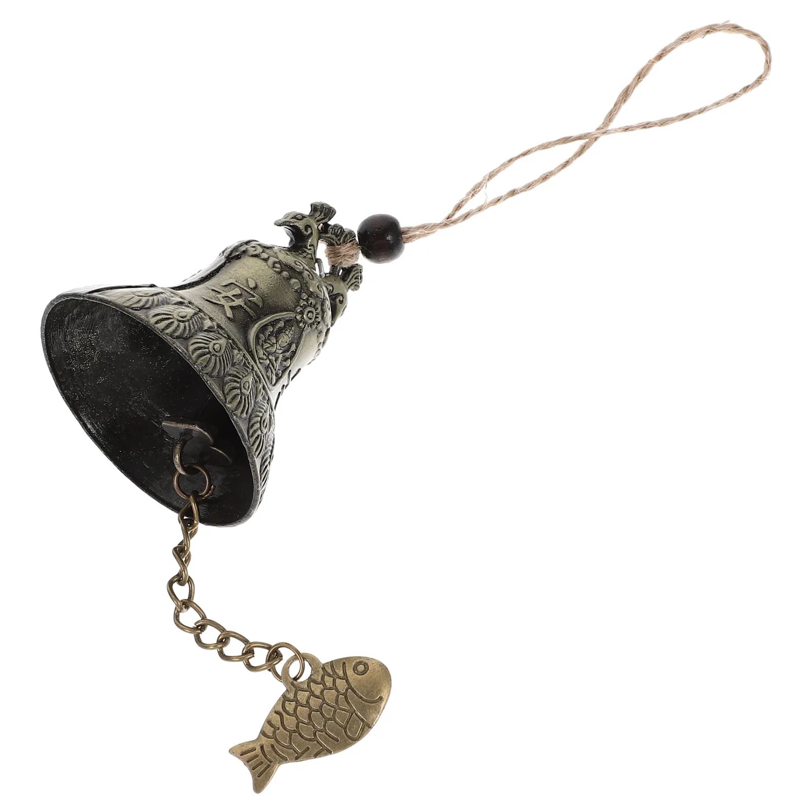 

2Pcs Wind Chime Decorative Hanging Bell Pendant Retro Vintage Metal Balcony Garden Outdoor Small Bell Chime Ornament