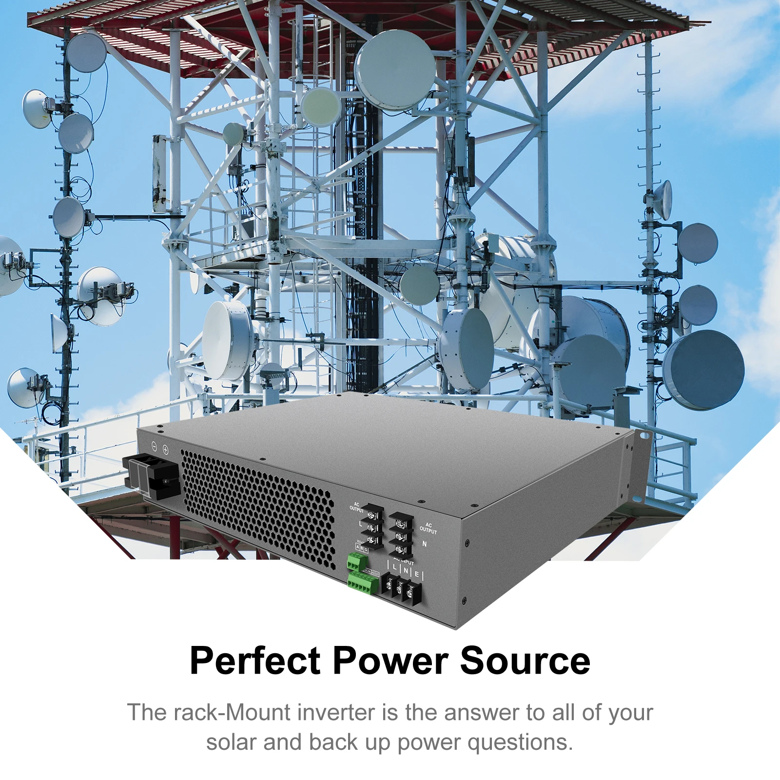 Imagem -06 - Inversores Puros da Onda Senoidal das Telecomunicações da Montagem em Rack 19 1000va 2000va 3000va 4000va 5000va 6000va 48v a 120v Desvio do Desvio 220v