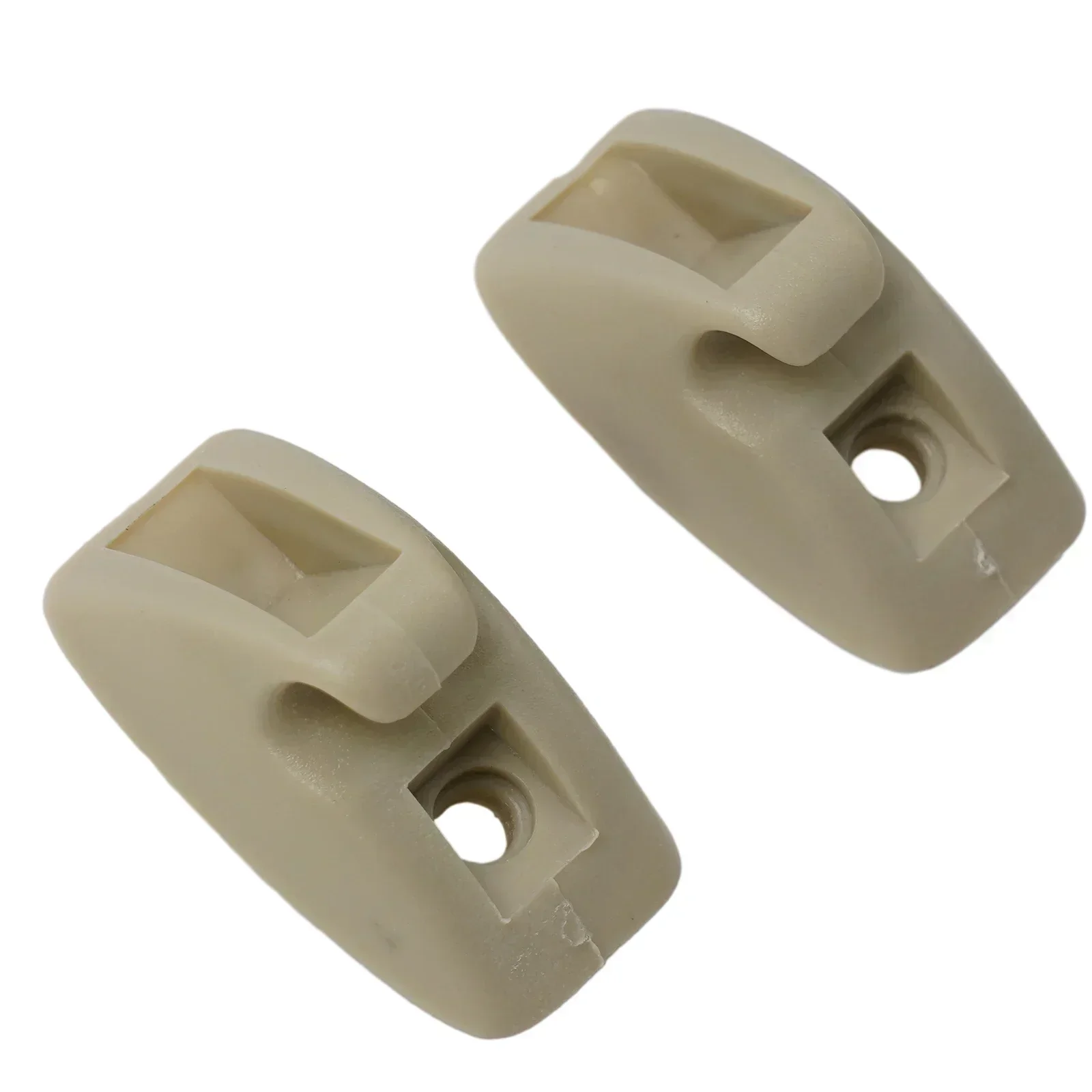 2pcs Car Sun Visor Support Clip Retainer Hanger Easy-installation Car Interior Sun Visor Bracket Hook  For MK1 Beige 191857559