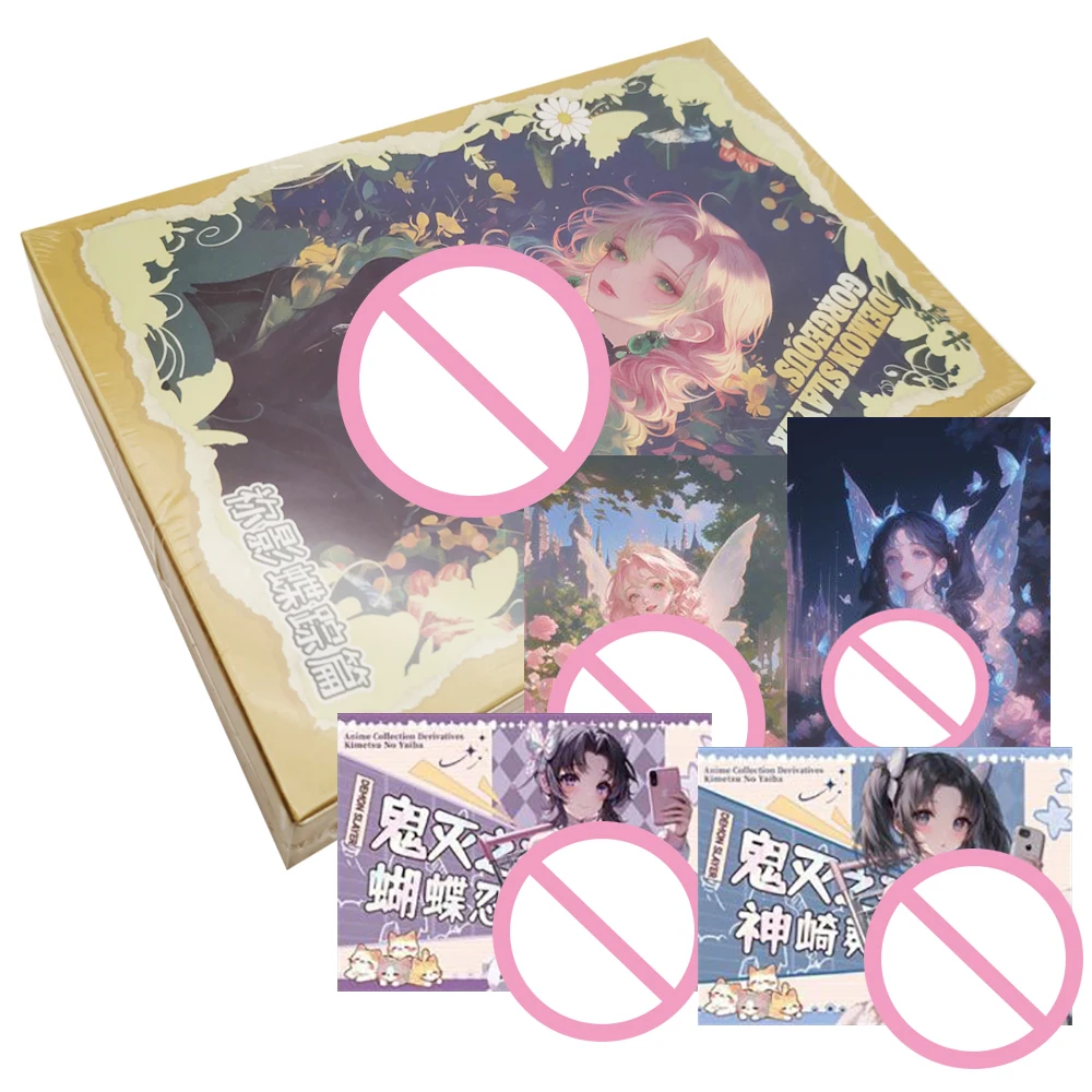 

Demon Slayer Creative Collection Cards Kamado Nezuko 10x15cm Dreamy Theme Anime Fun Color Paper Cards Toys Gifts for Children